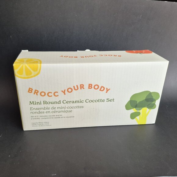 Mini Round Ceramic Cocotte Set - Picture 5 of 6